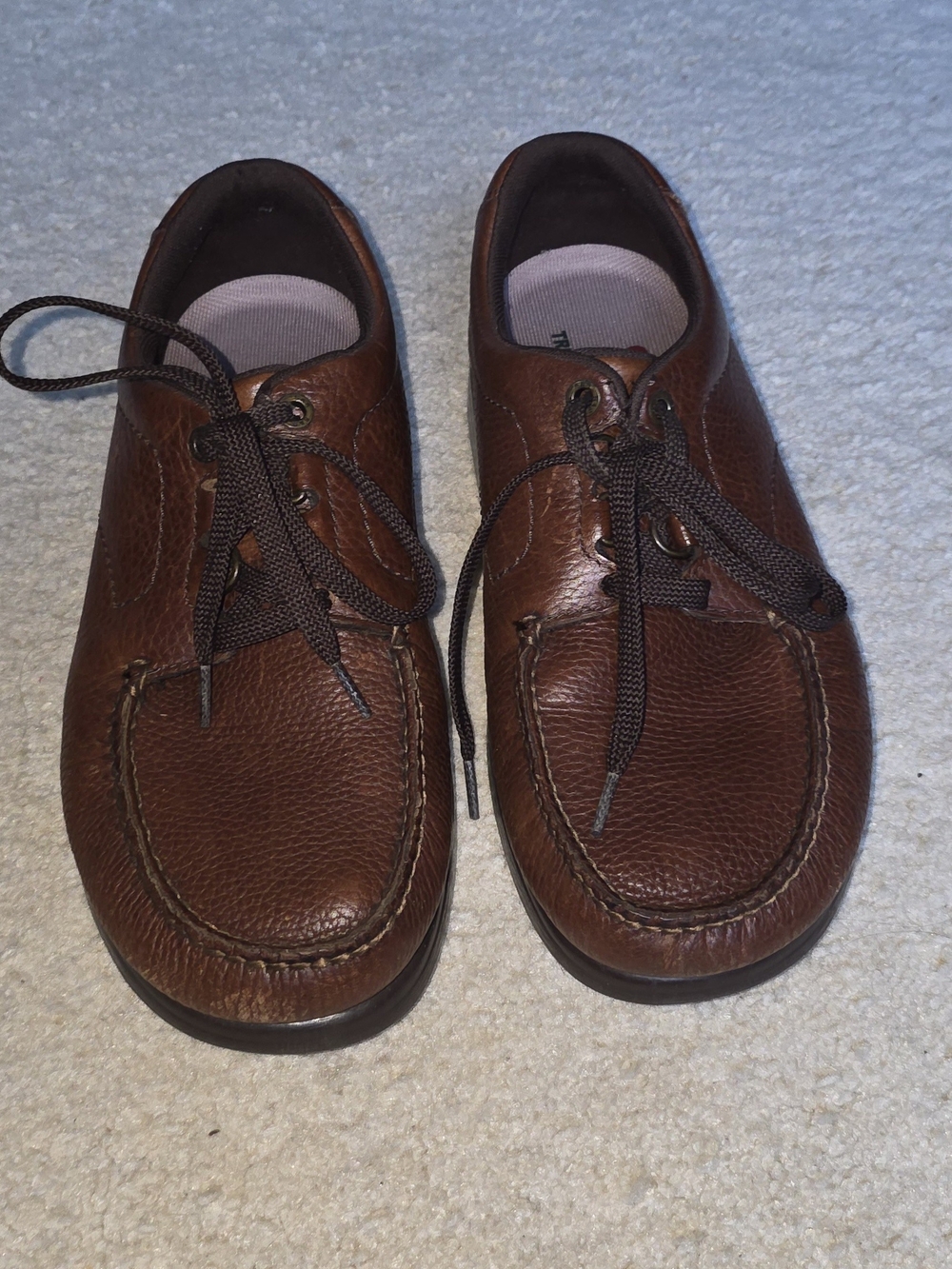 SAS San Antonio Shoemakers Men's Free Time Brown Leather Size 8.5 W USA